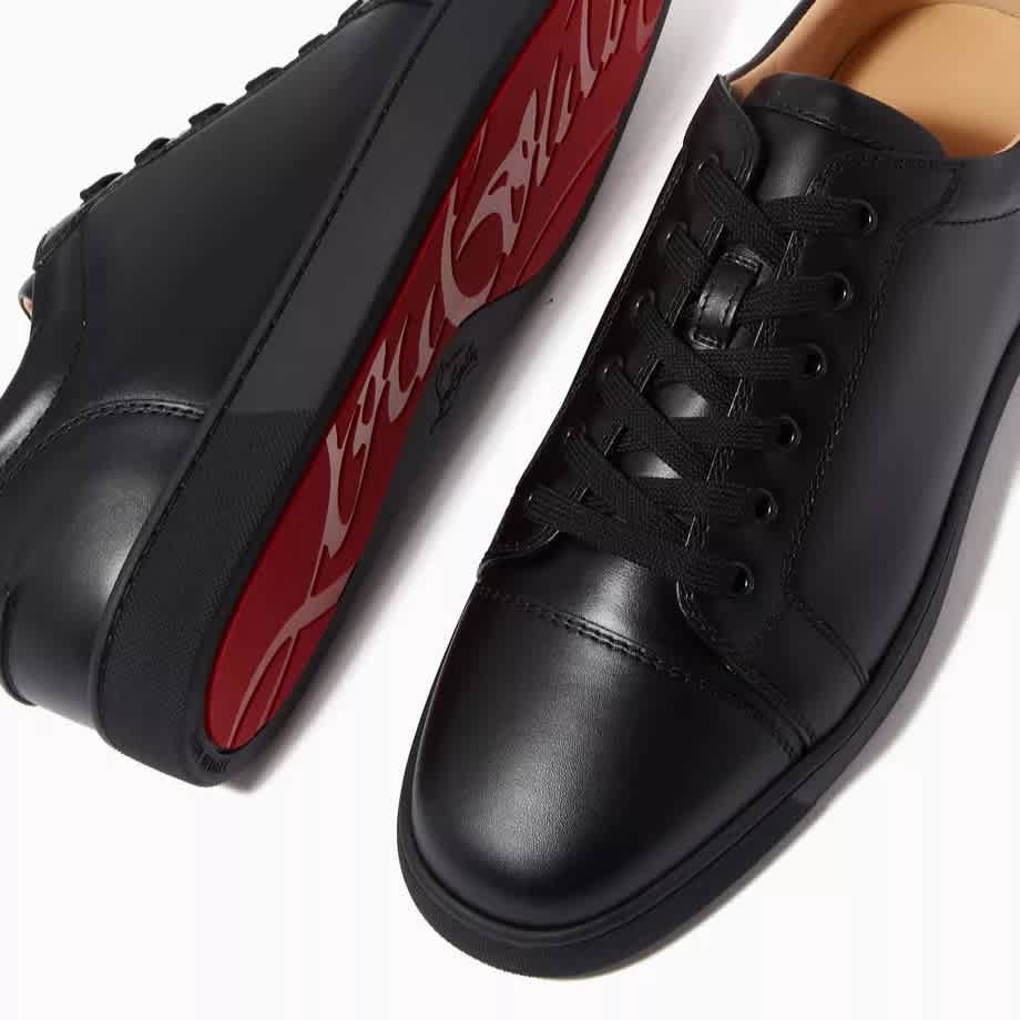 Christian Louboutin Junior leather Black Sneakers-3