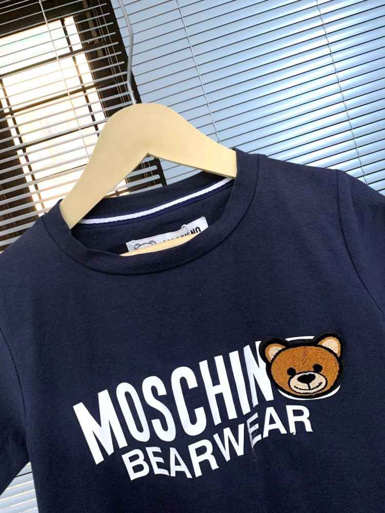 Moschino Blue Premium Quality Kids T-shirt-1
