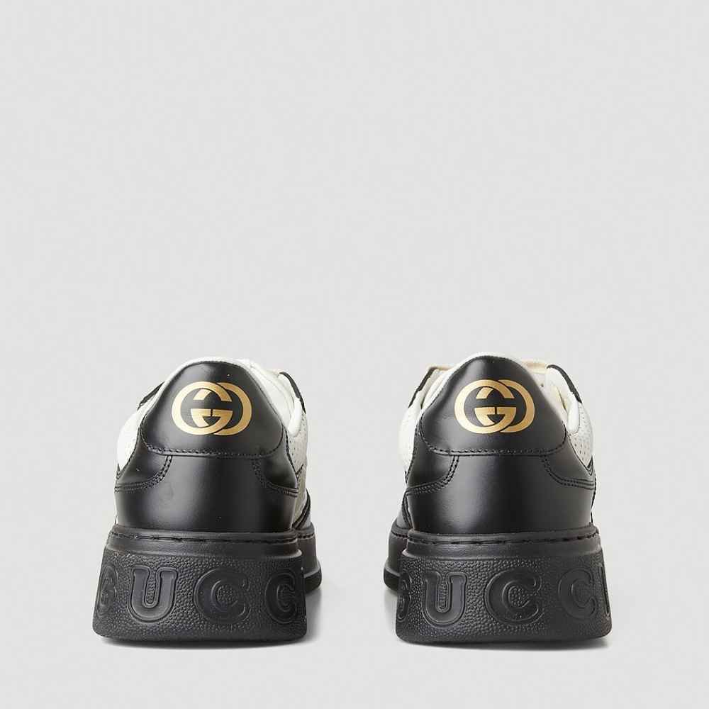 Gucci Black & Cream Premium Sneakers-3