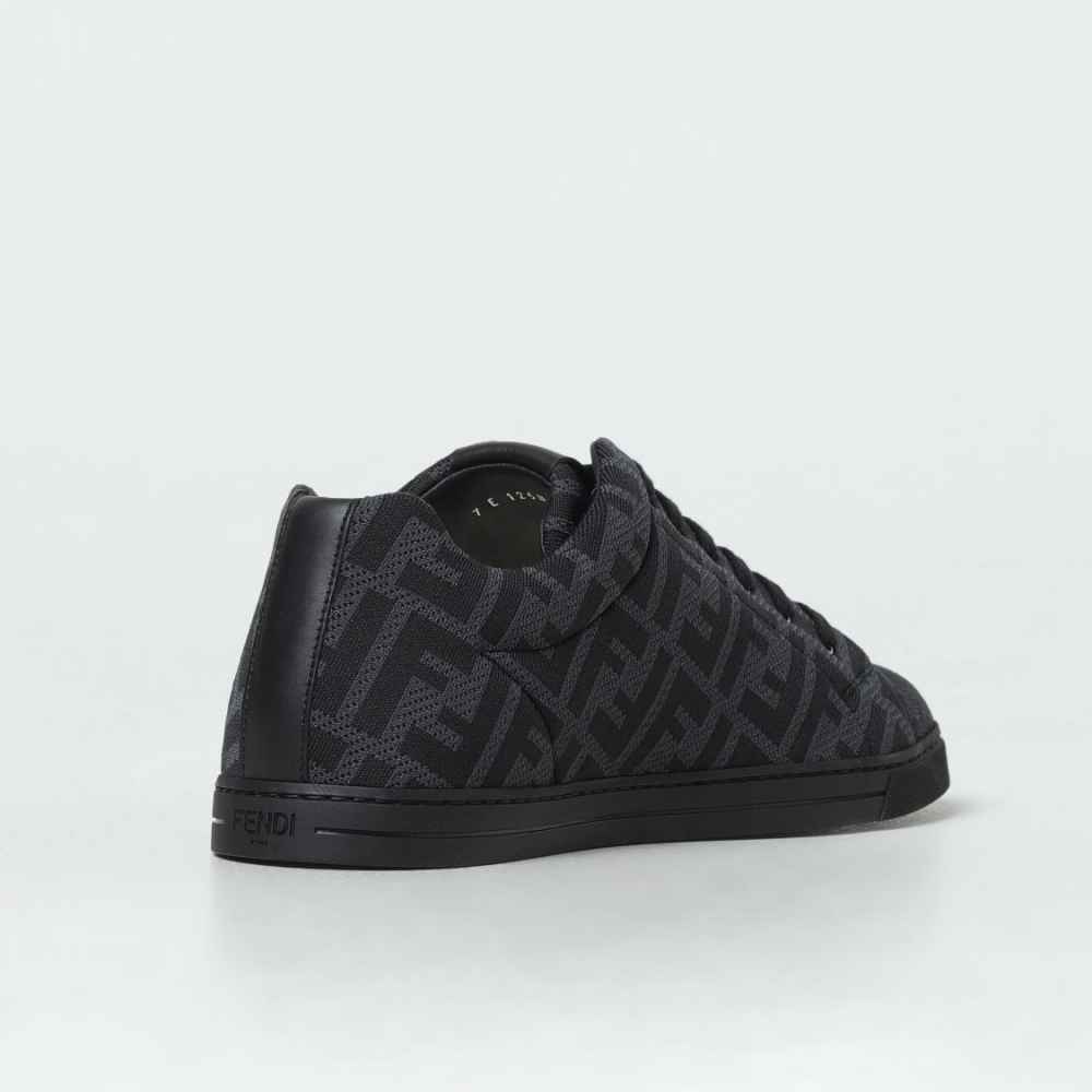 Fendi Roma Black Premium Low-tops Sneakers-3