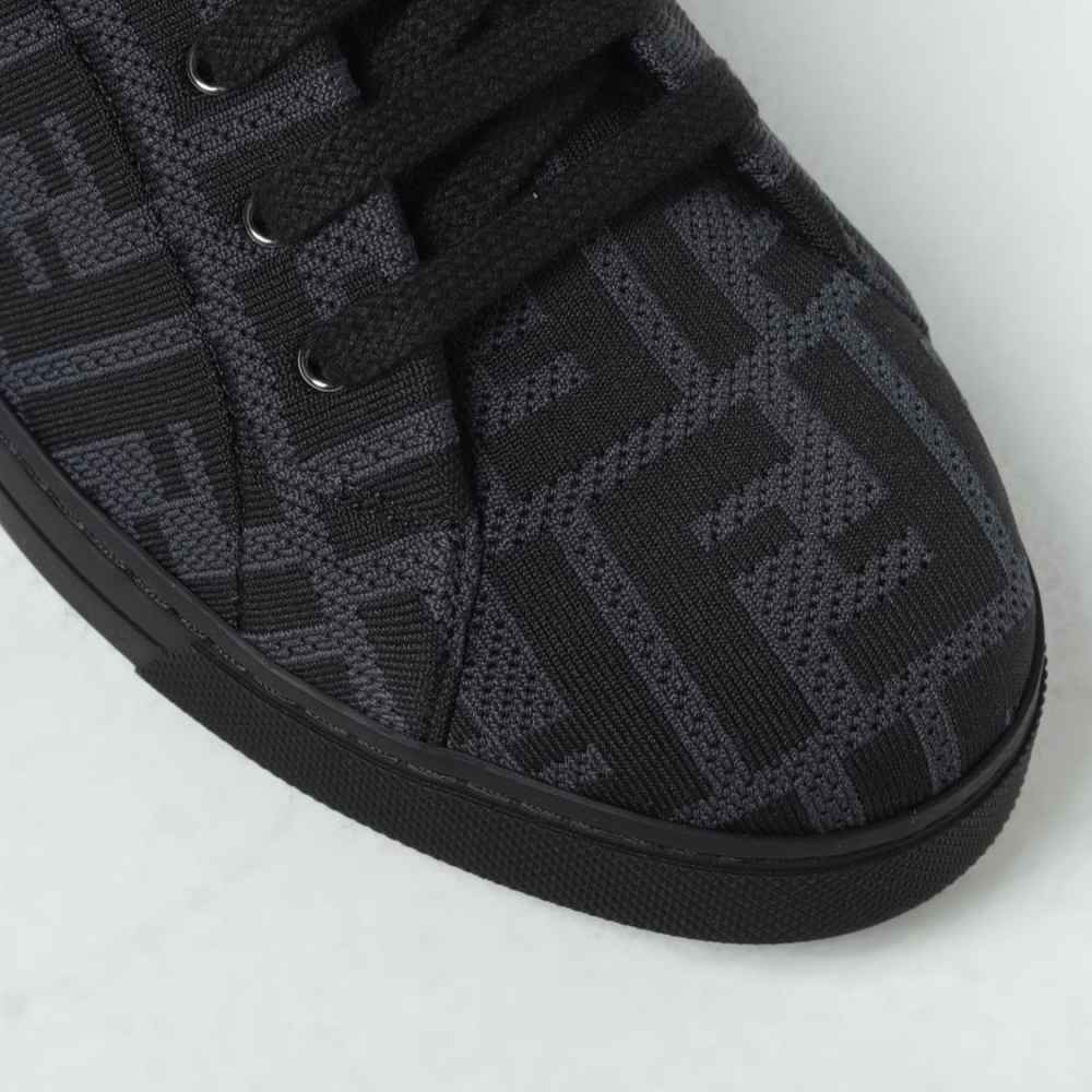 Fendi Roma Black Premium Low-tops Sneakers-2