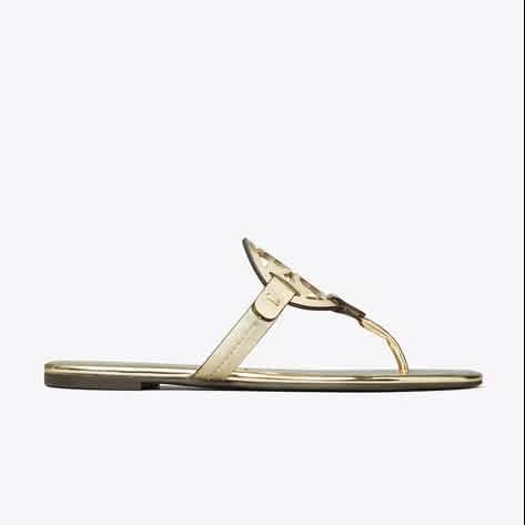Tory Burch Miller Beige Flat Sandal-1