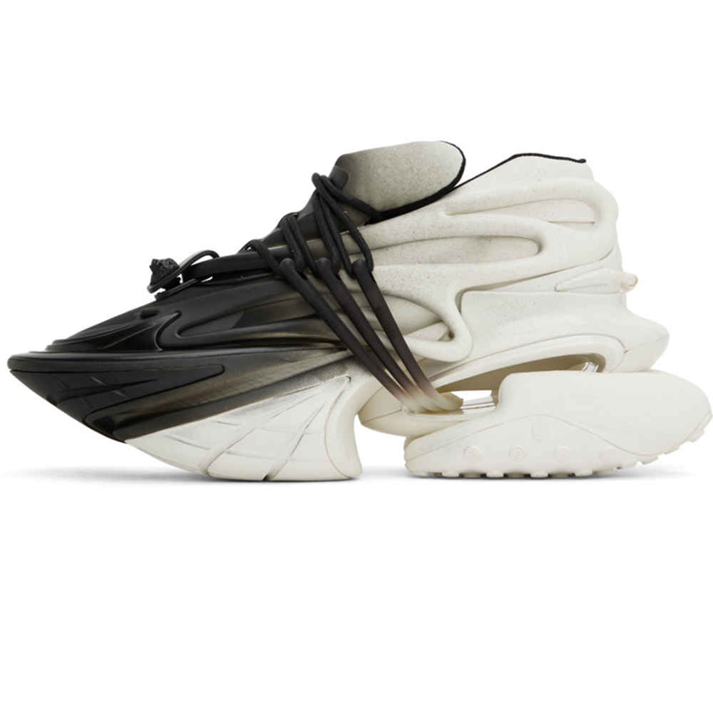 Balmain Paris Black & White Premium Quality Sneakers-thumb-3