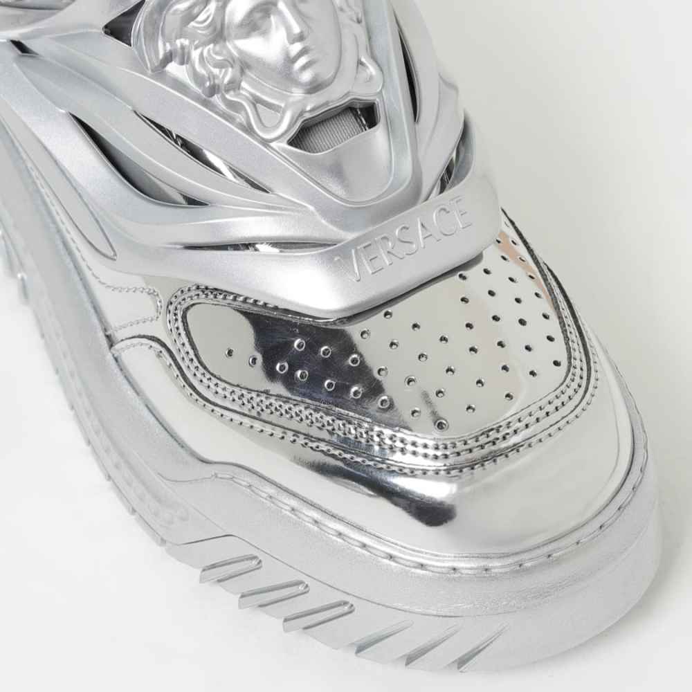 Versace Silver Premium Quality Sneakers-4