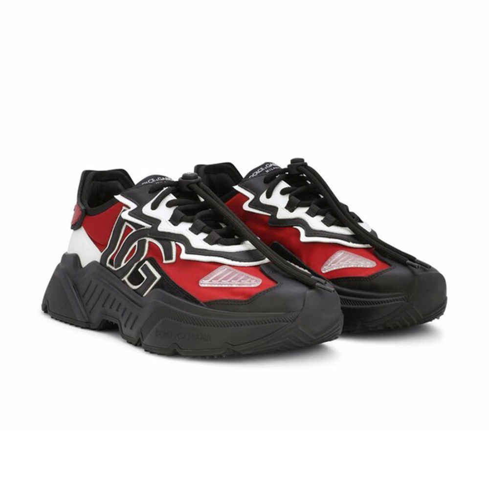 Dolce & Gabbana Black & Red Premium Daymaster Sneaker-1