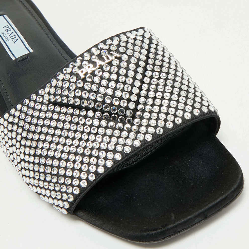 Prada Black & White Premium Quality Women's Flat Sandals-4