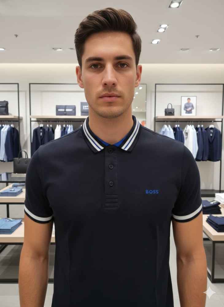 Hugo Boss Blue Premium Quality Tees-1