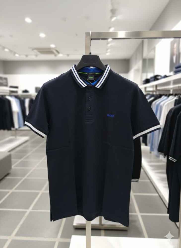 Hugo Boss Blue Premium Quality Tees-3