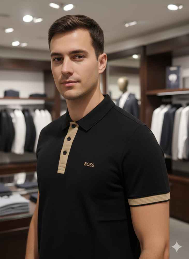 Hugo Boss Black Premium Quality Tees-thumb-1