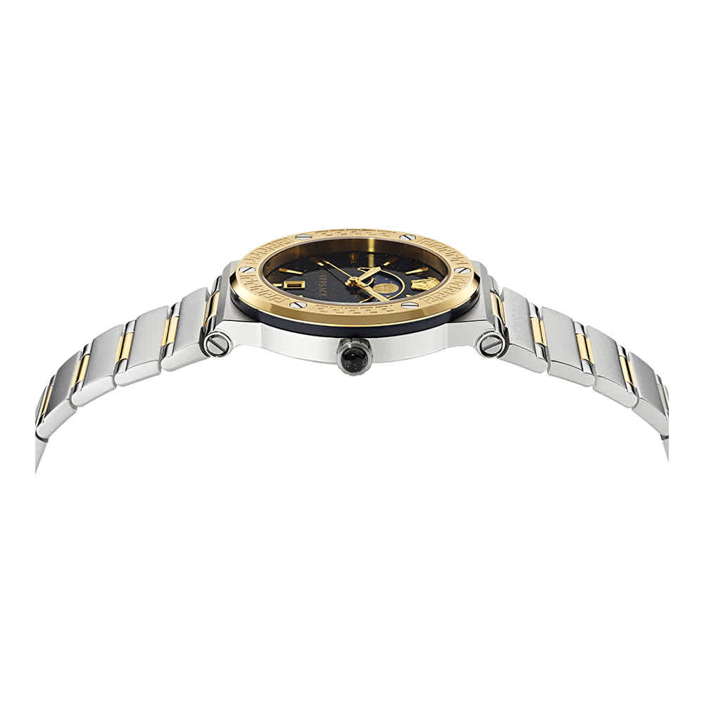 Versace Unisex Quartz Blue Dial Analog Stainless Steel Watch VE7G00223-thumb-1