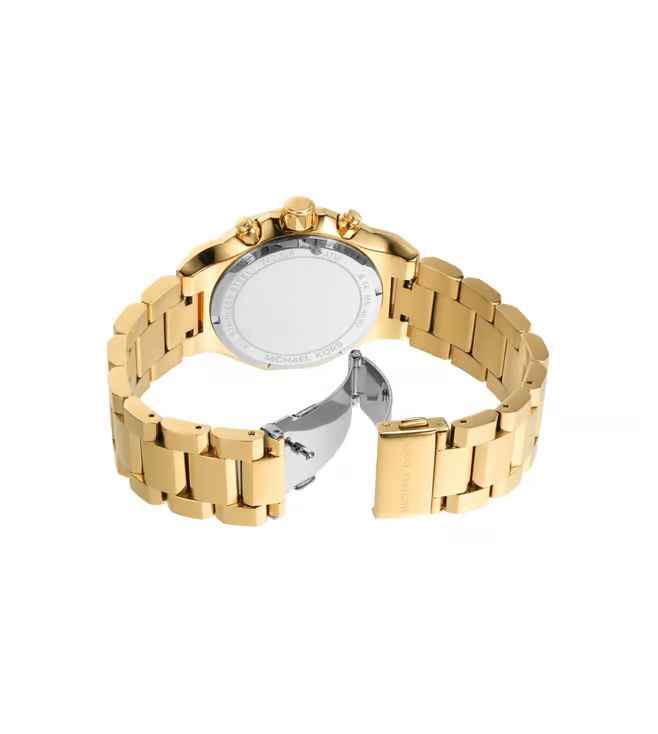 Michael Kors Raquel Chronograph Gold-Tone Stainless Steel Watch-thumb-3