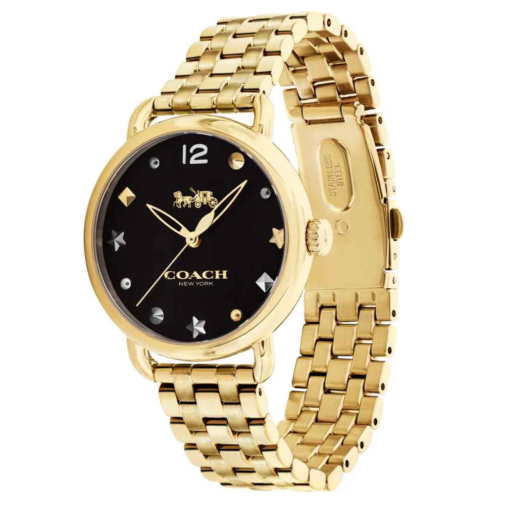 Coach Delancey Gold Tone Women's Watch-thumb-1
