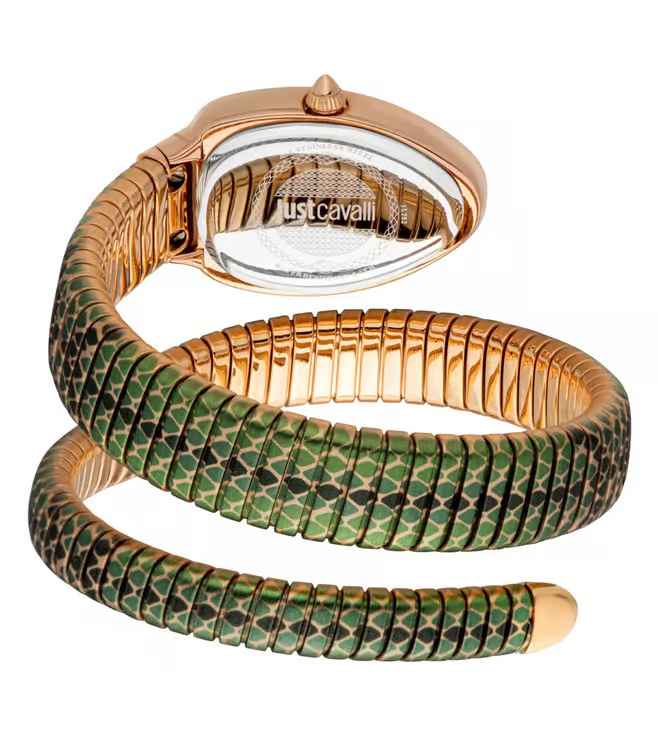Just Cavalli Green Pelle Solo Watch for Women-thumb-2