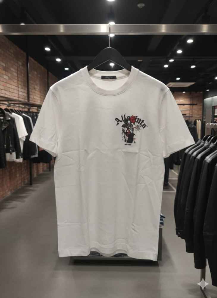 All Saints White Premium Quality T-shirt-2