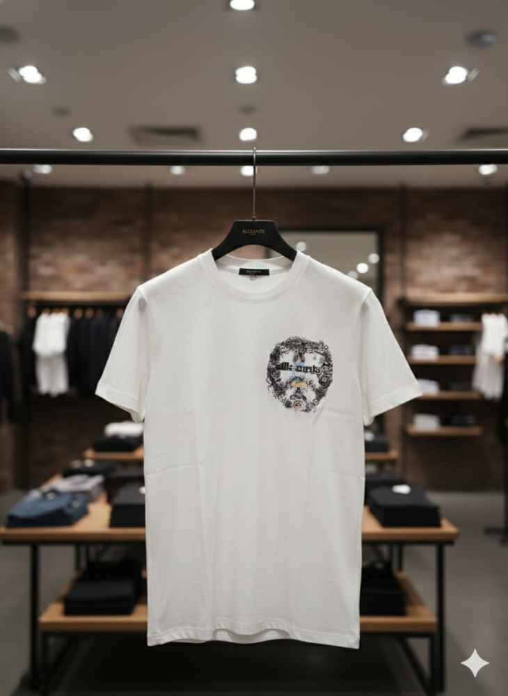 All Saints White Premium Quality T-shirt-2