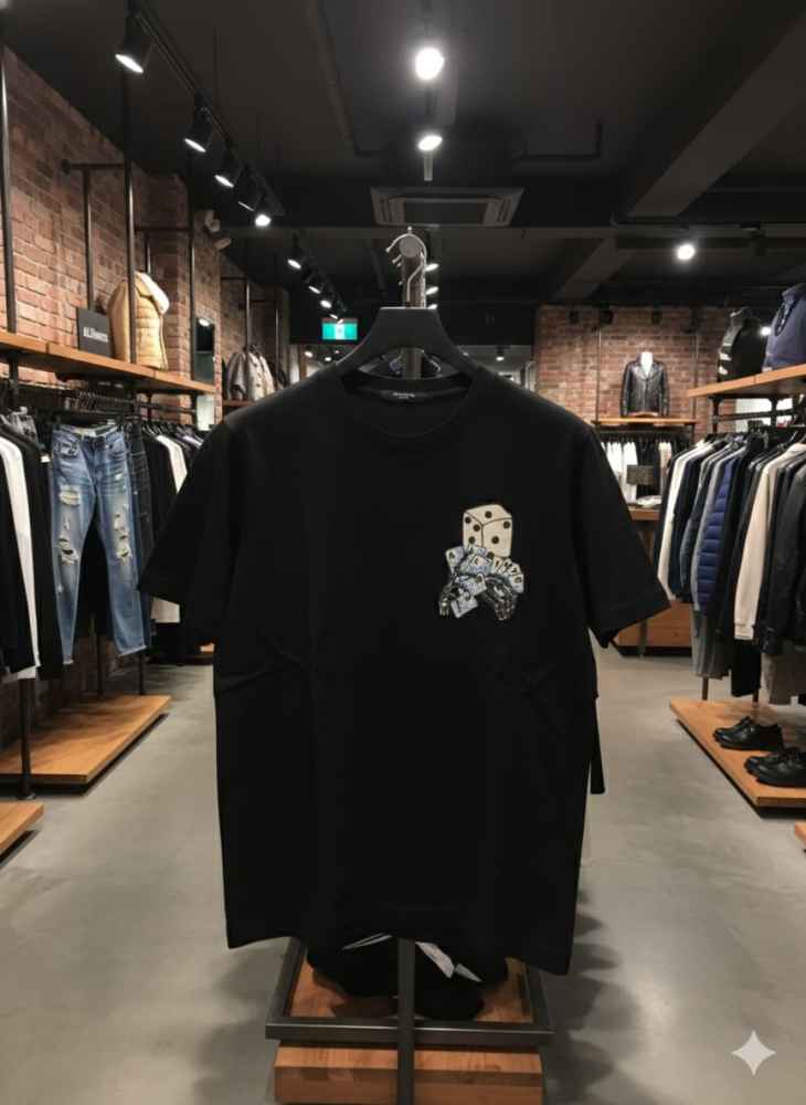 All Saints Black Premium Quality T-shirt-1