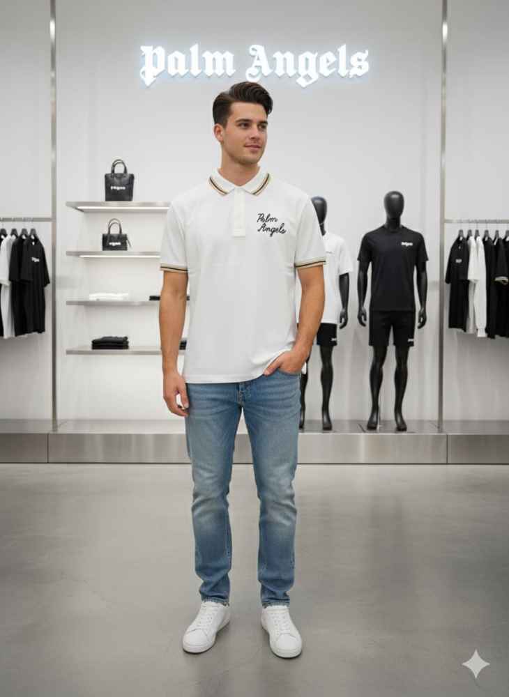 Palm Angel White Premium Quality T-shirt-1