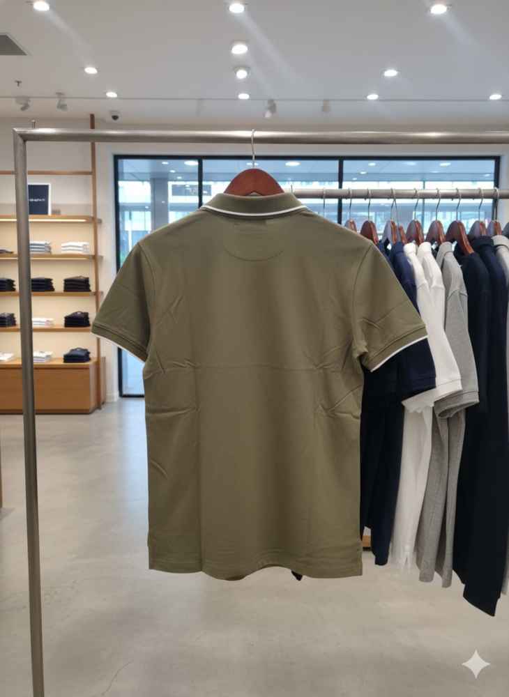 Gant Olive Green Premium Quality T-shirt-3