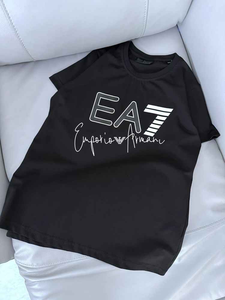 Emporio Armani Black Premium Quality Women T-shirt-3