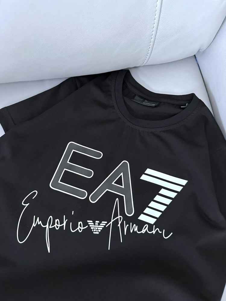 Emporio Armani Black Premium Quality Women T-shirt-2