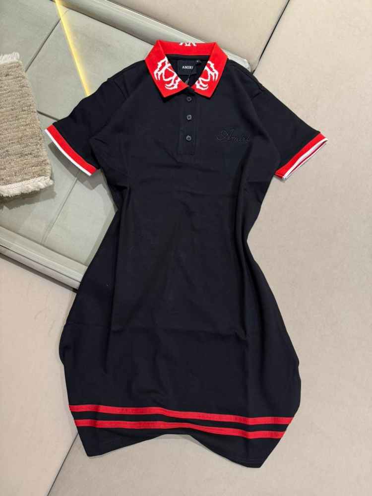 Amiri Black Premium Quality Dress-thumb-0
