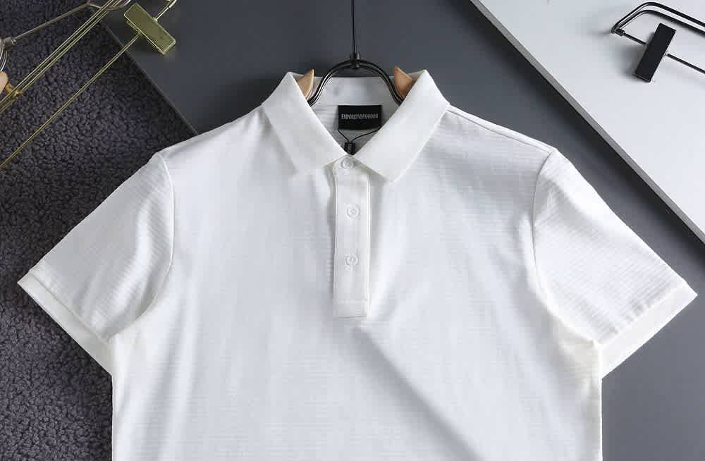 Emporio Armani White Cotton T-Shirt-1
