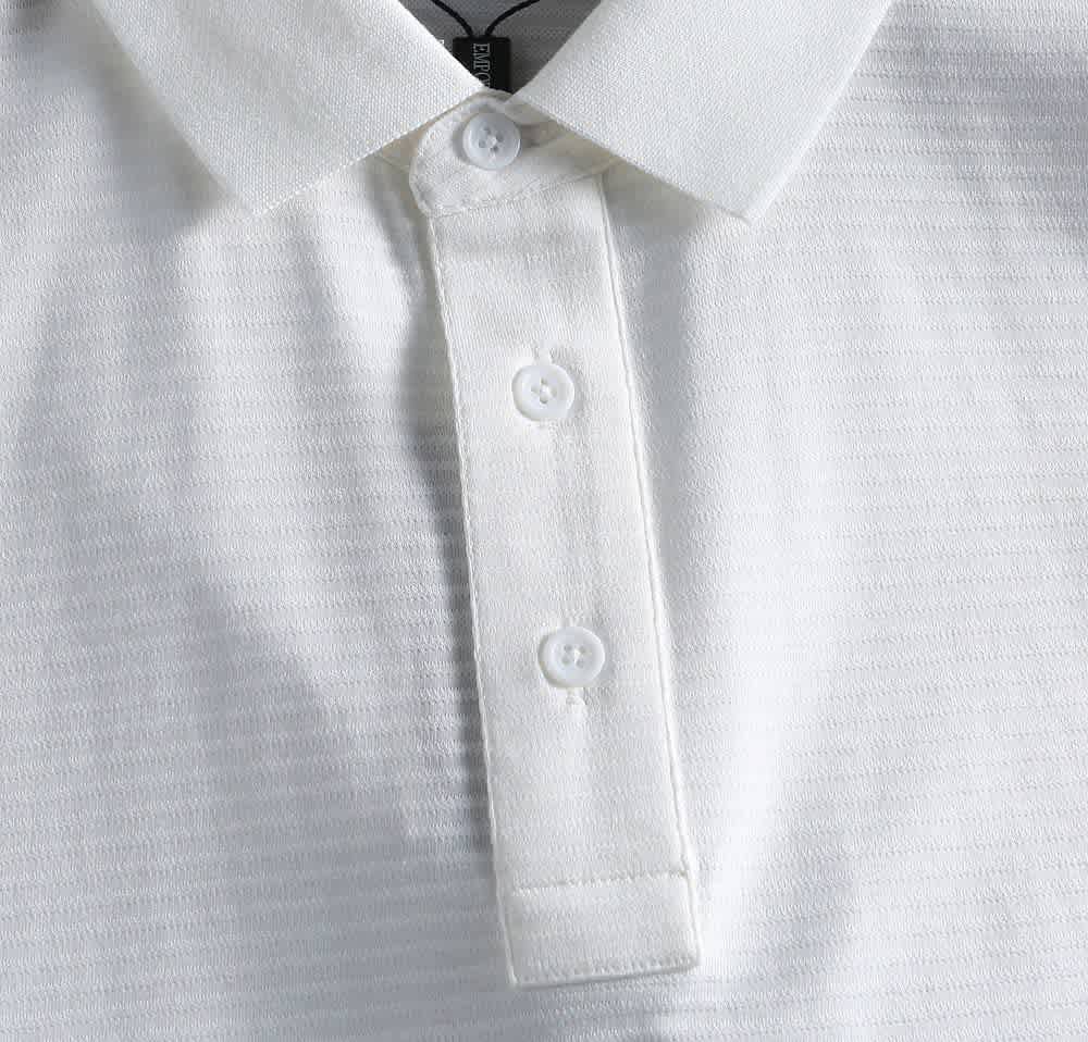 Emporio Armani White Cotton T-Shirt-2