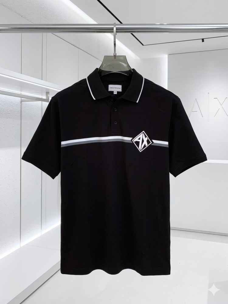 Armani Exchange Black Premium Quality T-Shirt-thumb-0