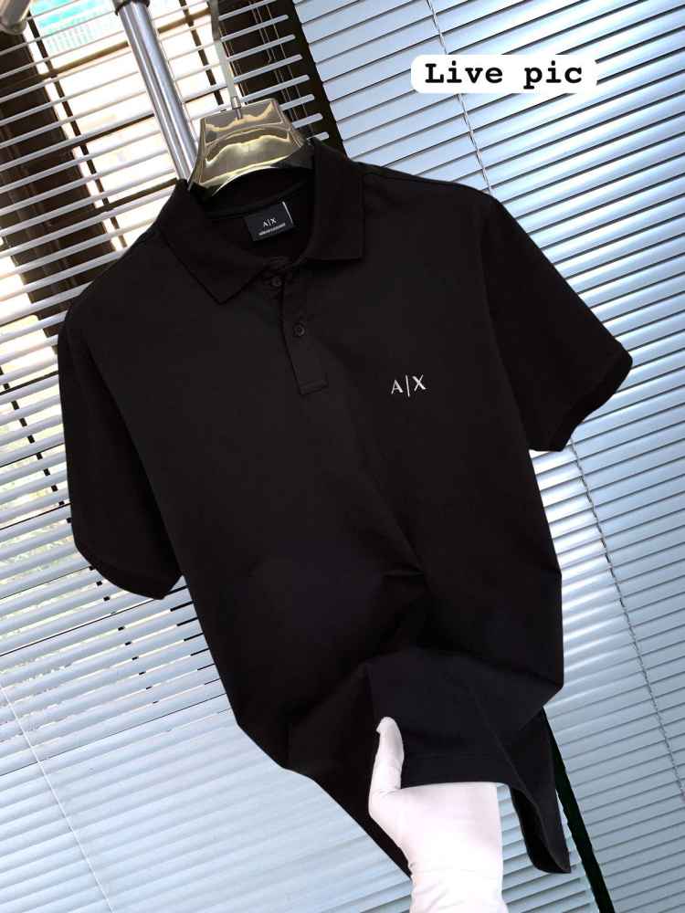 Armani Exchange Black Premium Quality T-Shirt-thumb-1