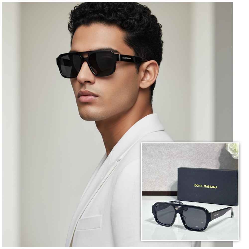 Dolce & Gabbana Black Premium Sunglasses-thumb-1