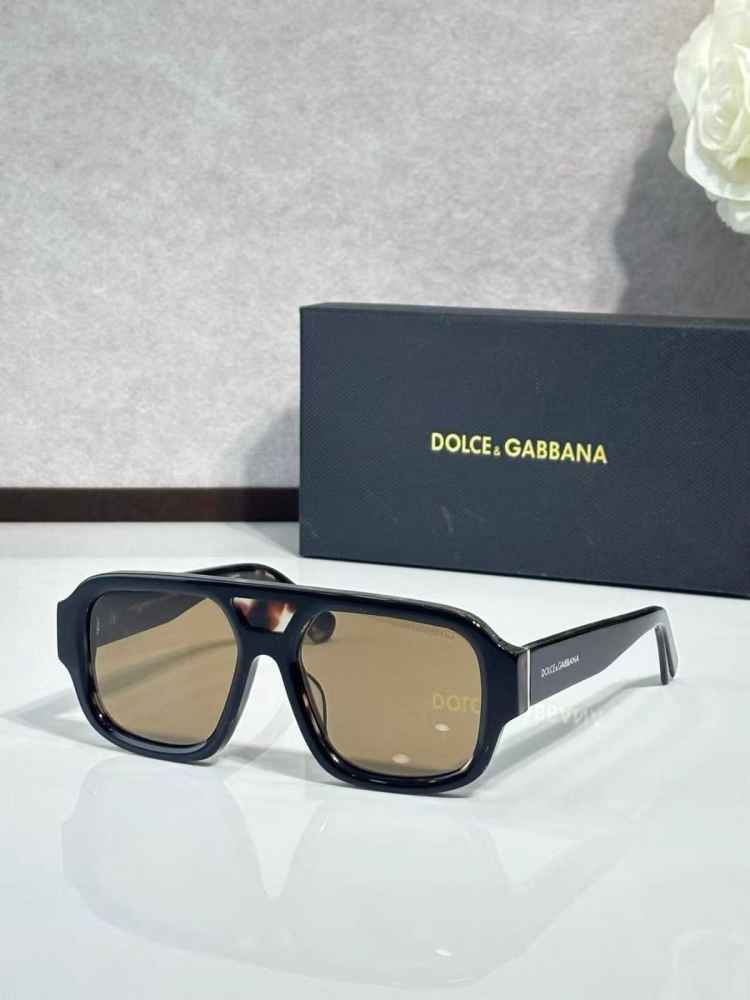 Dolce & Gabbana Grey Premium Sunglasses-thumb-0
