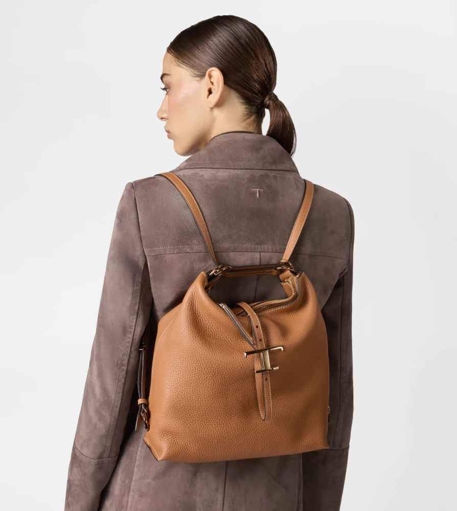 Tod's Timeless Brown Leather Shoulder Bag-2