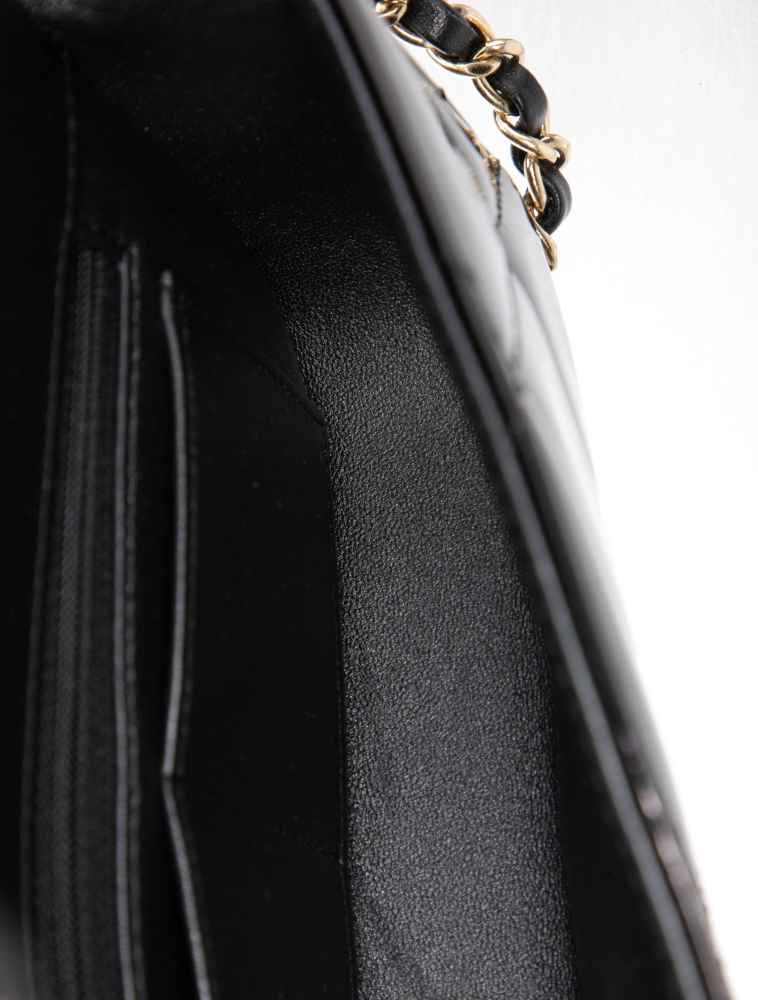 Chanel Silhouette Black East West Jumbo Top HandBag-3