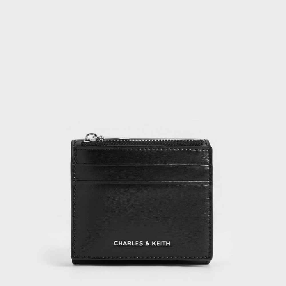 Charles & Keith Irie Black Wallet Cum Nano Sling Bag-thumb-3
