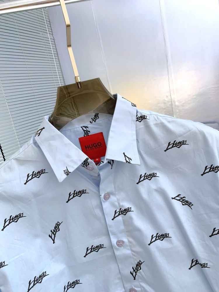 Hugo Boss Blue Premium Quality Shirt-thumb-2