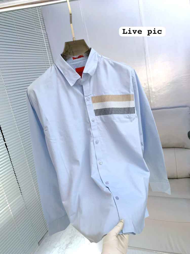 Hugo Boss Blue Premium Quality Shirt-thumb-1