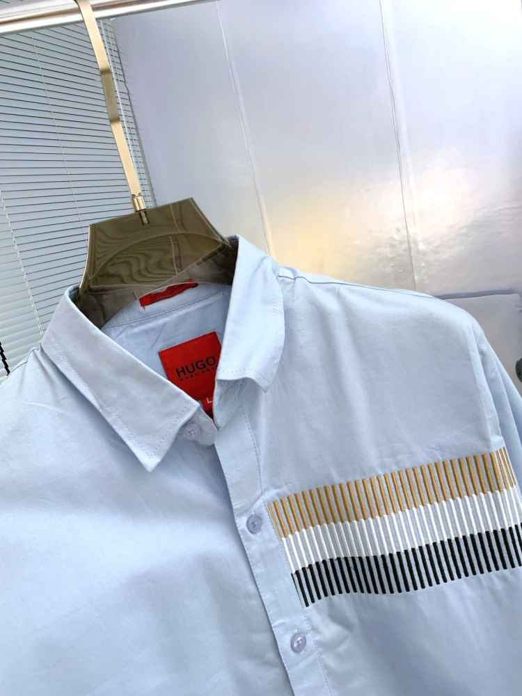 Hugo Boss Blue Premium Quality Shirt-thumb-2