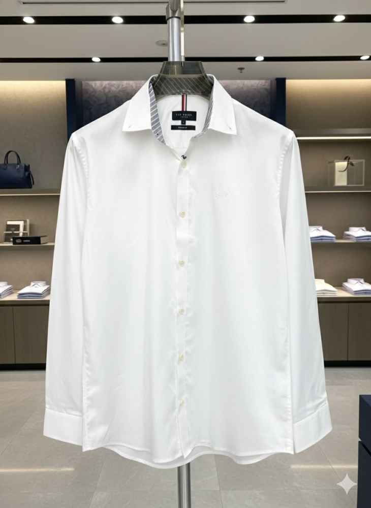 Ted Bekar White Premium Quality Shirt-1