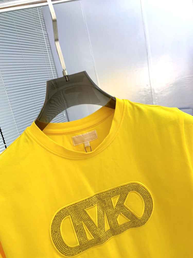 Michael Kors Yellow Premium Quality Women T-shirt-2