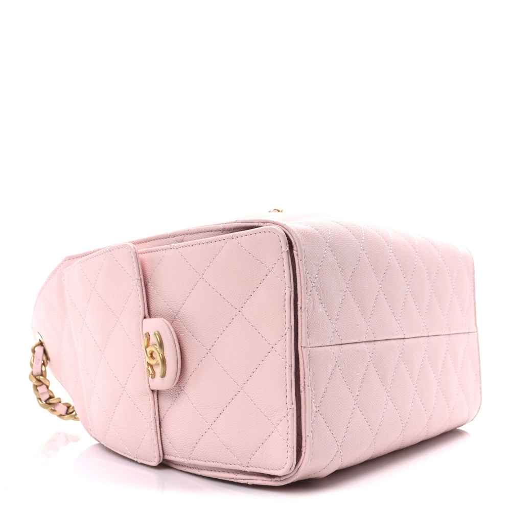 Chanel Maxi Pink Mini Hobo Bag-2