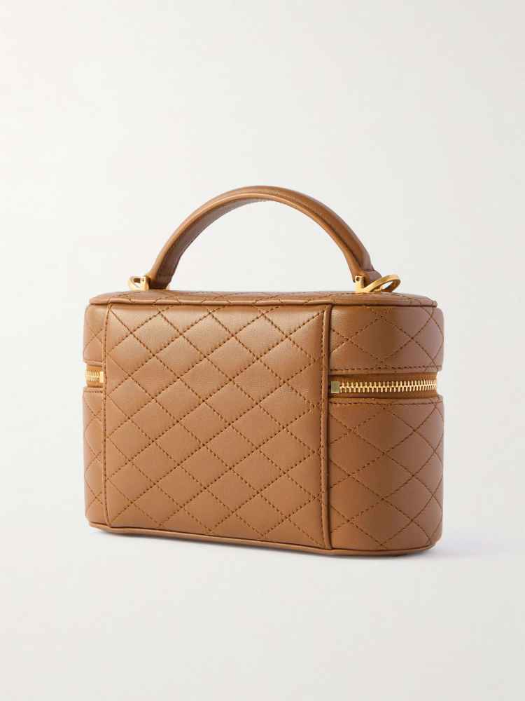 YSL Gaby Vanity Small Brown HandBag-1