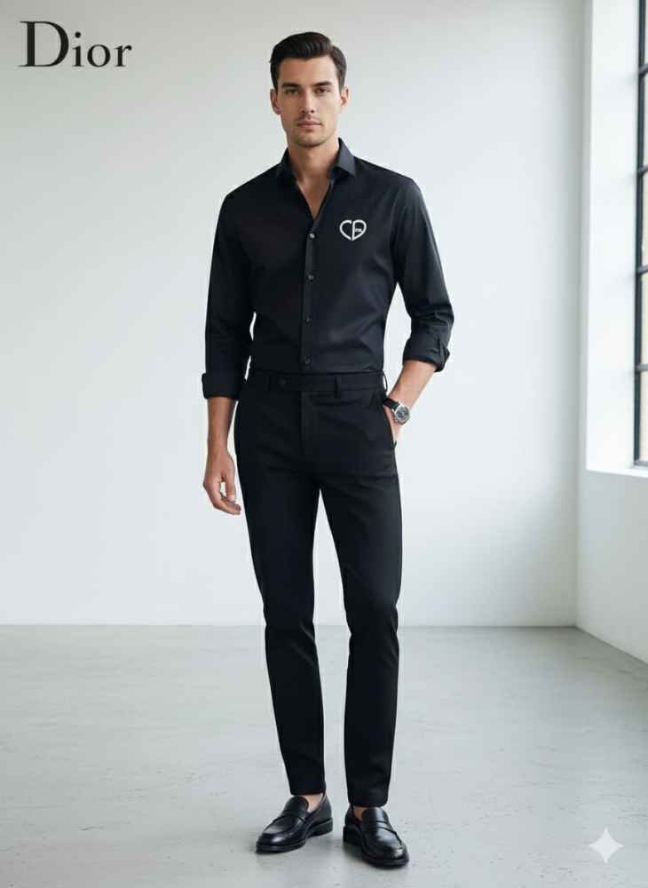 Dior Black Premium Quality Shirt-thumb-0