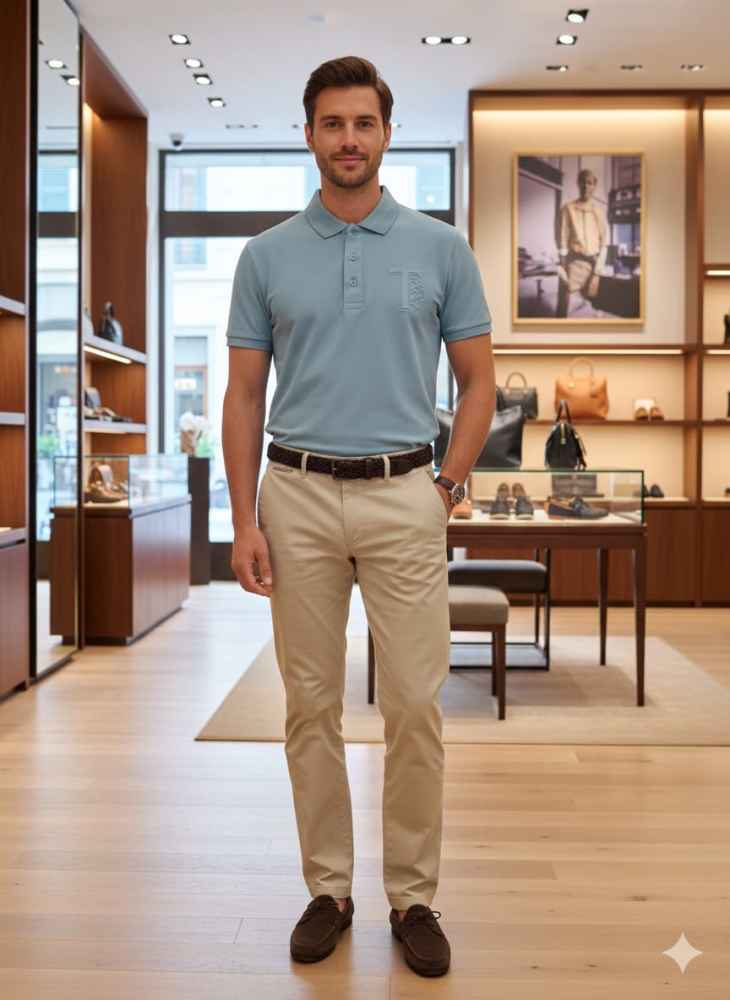 Tod's Blue Premium Quality T-shirt-thumb-0