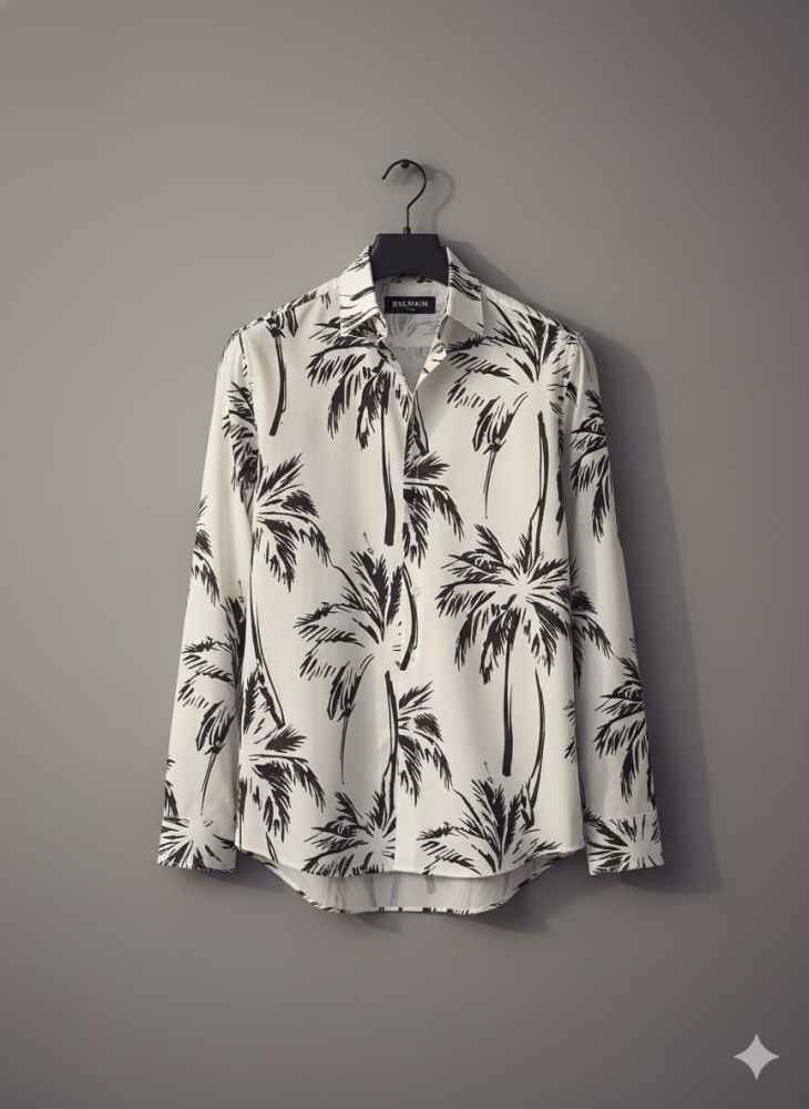 Balmain Embroidered White Premium Cotton Shirt-1