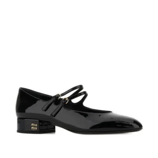 Miu Miu Women's Black Heels Sandles-1