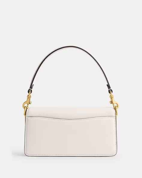 Coach C Logo Tabby 20 White Shoulder Bag-thumb-3