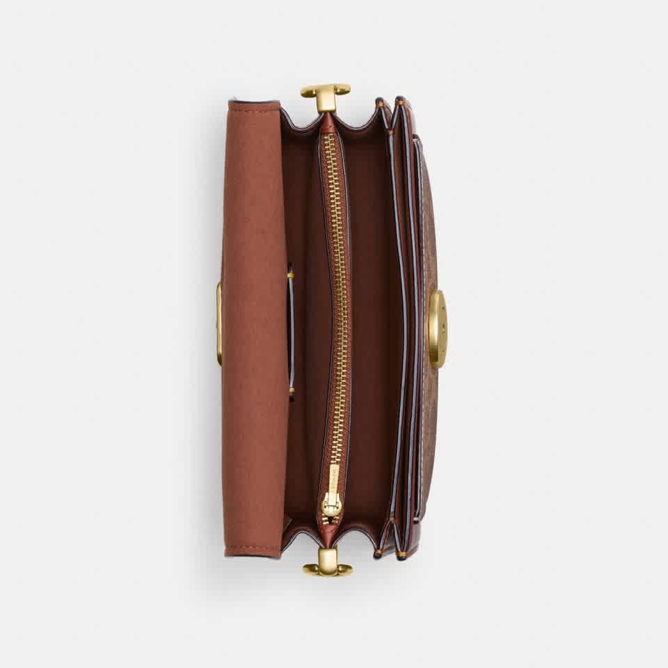 Coach C Logo Tabby 20 Beige Hand Bag-2