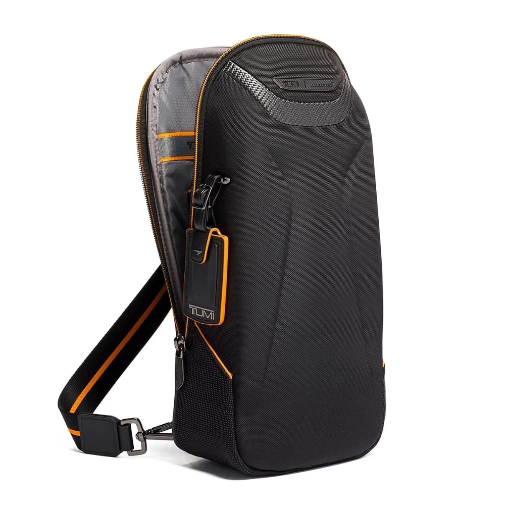 Tumi Premium Black Sling Bag-3