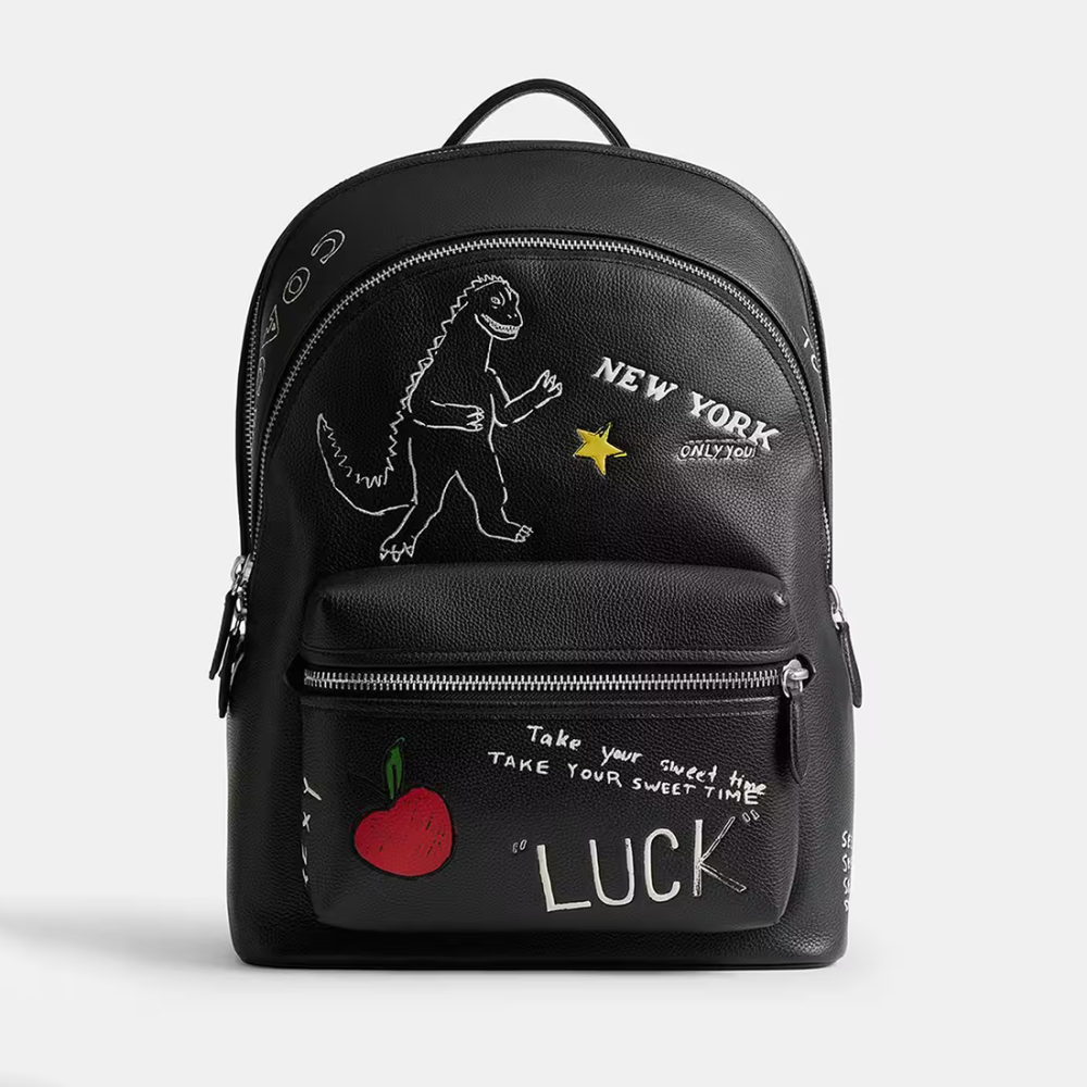 Coach Charter Backpack in Signature Leather-thumb-0