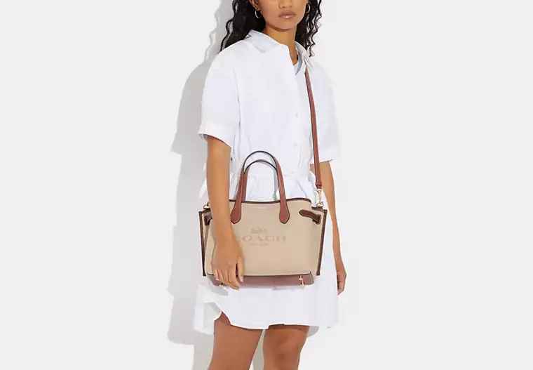 Coach Hanna Light Beige Handbag-2
